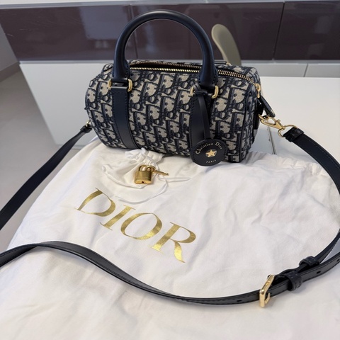 Dior 帆布Groove 20 手挽肩背兩用袋