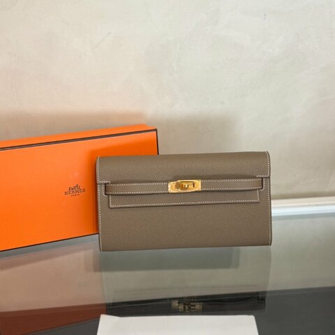 HERMES Kelly To Go - Etoupe 18 大象灰金 B
