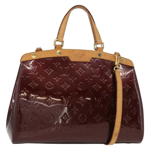 路易威登 Monogram Vernis Blair MM 手提包 2way Amarante M91619 正品 155013