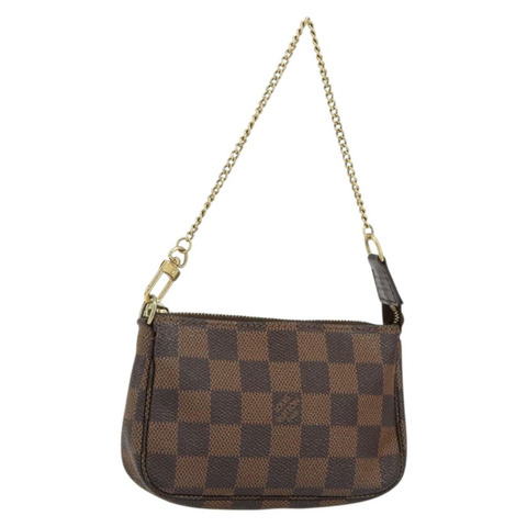 路易威登 Damier Ebene 迷你手拿包配件包 N58009 LV 正品 156078