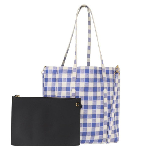 BALENCIAGA Everyday Tote XS 手提包 皮革 2way Blue Gold 489813 Auth 156650