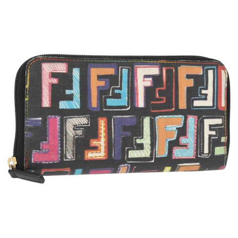 FENDI Zucca帆布長版皮夾 多色 正品 156681V