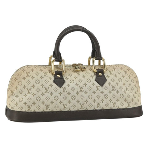 路易威登 Monogram Mini Alma Ron 手提包 卡其色 M92206 LV 正品 158341