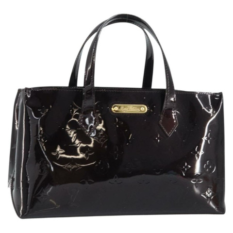 路易威登 Monogram Vernis Wilshire 小號手袋 Amarante M93641 正品 158237
