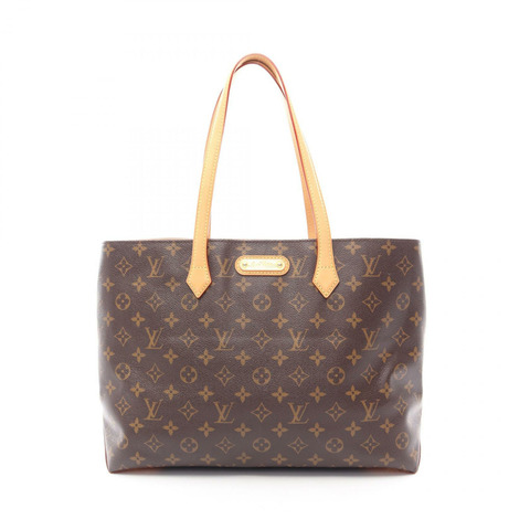 路易威登 Wilscher MM 手提單肩包 M45644 Monogram 棕色皮革