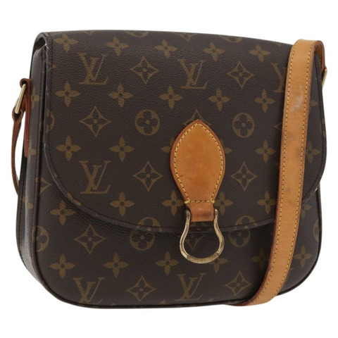 路易威登 Monogram Saint Cloud GM 肩背包 M51242 LV Auth 162705