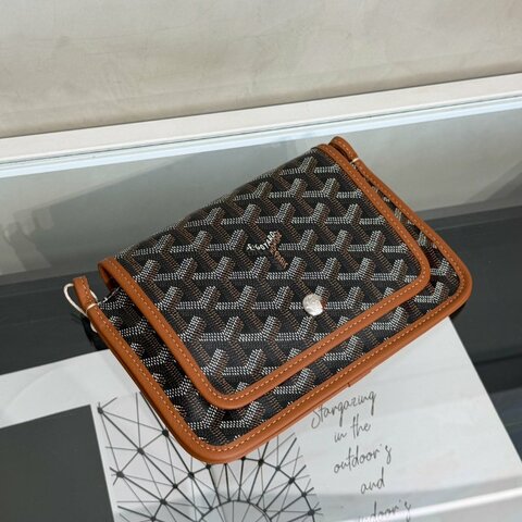 GOYARD Plumet 信封小包 - 棕