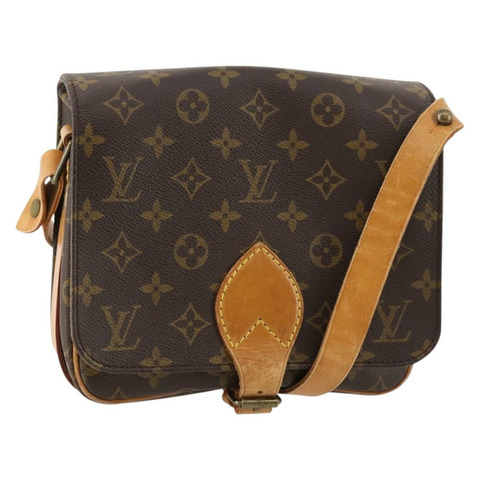 路易威登 Monogram Cartouchiere MM 肩背包 M51253 LV Auth 163323