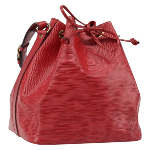 路易威登 Epi Petit Noe 肩背包 紅色 M44107 LV 正品 174504