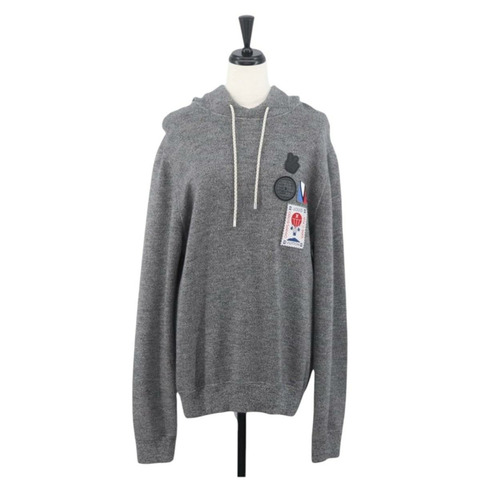 路易威登 LV 杯形連帽衫 羊毛灰色 LV 正品 AMZ553M