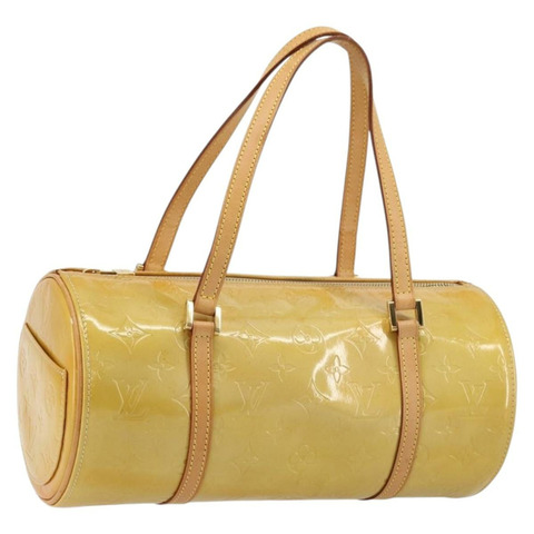 路易威登 Monogram Vernis Bedford 手提包 米色 M91006 LV 正品 177020
