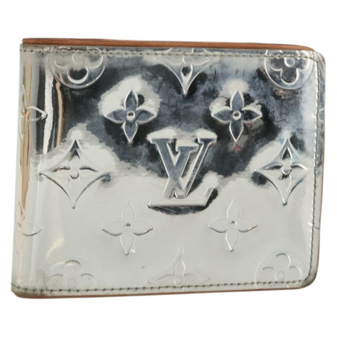 路易威登 (LOUIS VUITTON) Mirror Portefeuille Slender Wallet Silver M80806 LV Auth 170546A