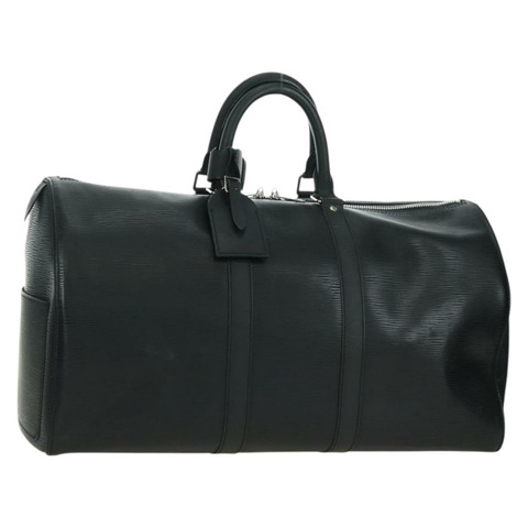 路易威登 Epi Keepall 45 波士頓包 黑色 M42972 LV 正品 179740V