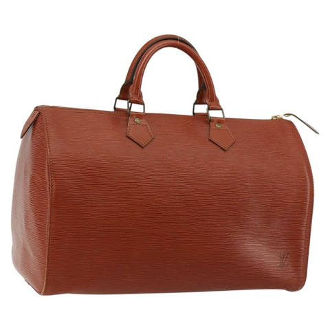 路易威登 Epi Speedy 35 手提包 棕色 肯亞 M42993 LV 正品 179737A