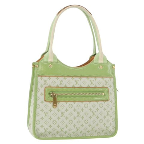 路易威登 Monogram Mini Sac Catline 包 杏仁綠 M92931 LV Auth 179578V