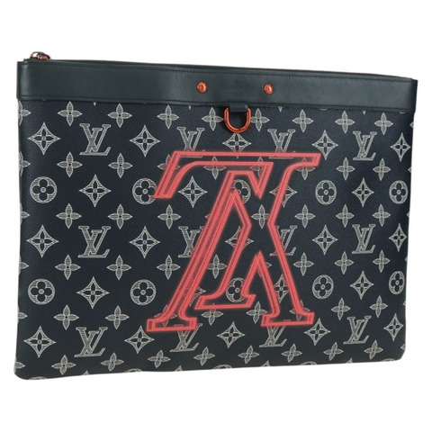 路易威登 Monogram Ink Pochette Apollo 手拿包 海軍藍 M62905 正品 179951M