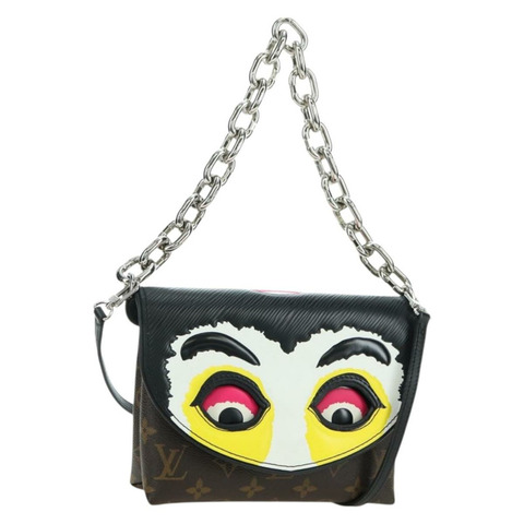 路易威登 山本耀齋 Pochette Kabuki Mask Bag M43532 LV Auth 179813SM