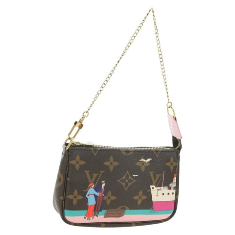 路易威登 Monogram 迷你手拿包配件袋 N41667 LV 正品 180386M