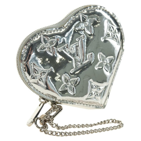 路易威登 Miroir Porte Monnaie Coeur 零錢包銀色 M93566 正品 181238V