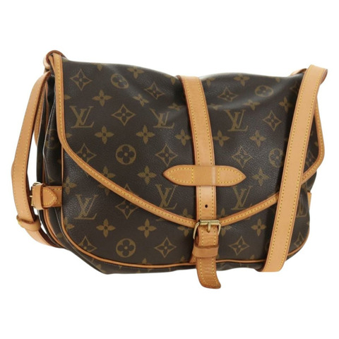 路易威登 Monogram Saumur 30 肩背包 M42256 LV Auth am11667V