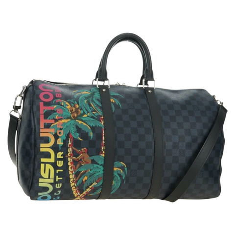 路易威登 Damier Cobalt Keepall Bandouliere 45 包 N50002 LV 正品 181958M