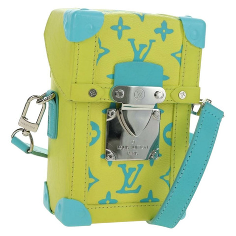 路易威登 Monogram Playground 垂直旅行箱包 黃色 M82007 正品 182888SM
