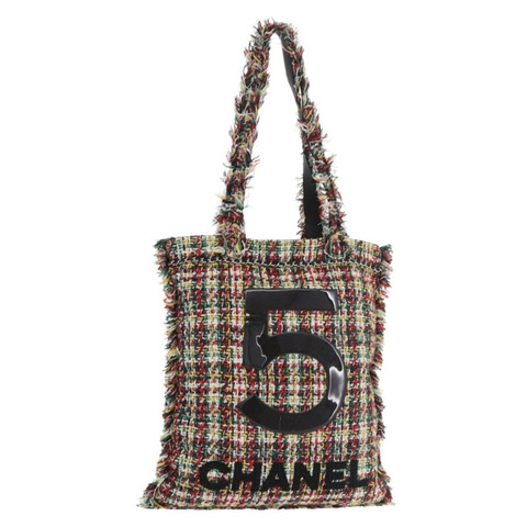 香奈兒 (CHANEL) 多色斜紋軟呢手提包 CC 正品 183010SM