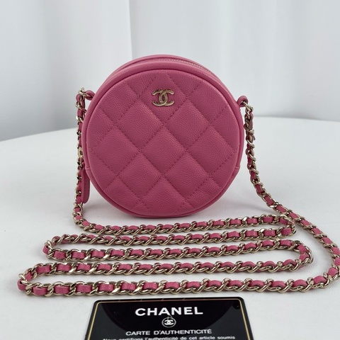 CHANEL 香奈儿圆饼荔枝26开   附件有卡