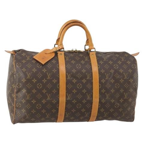路易威登 Monogram Keepall 50 波士頓包 M41426 LV Auth 184701A