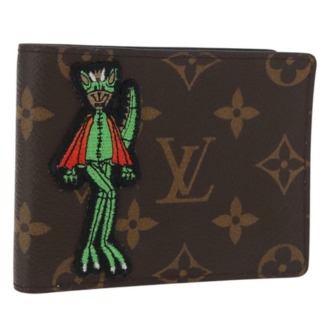 路易威登 Animal Monogram Portefeuille Slender NM M80156 Auth 184392SM