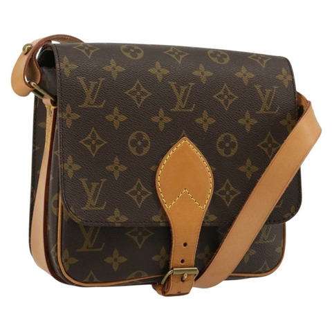 路易威登 Monogram Cartouchiere MM 肩背包 M51253 LV Auth 183209