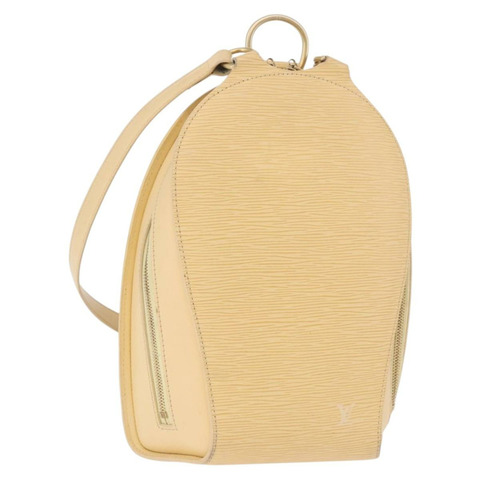 路易威登 Epi Mabillon 雙肩包 香草色 M5223A LV Auth am11865V