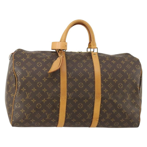 路易威登 Monogram Keepall 50 波士頓包 M41426 LV Auth 185384A