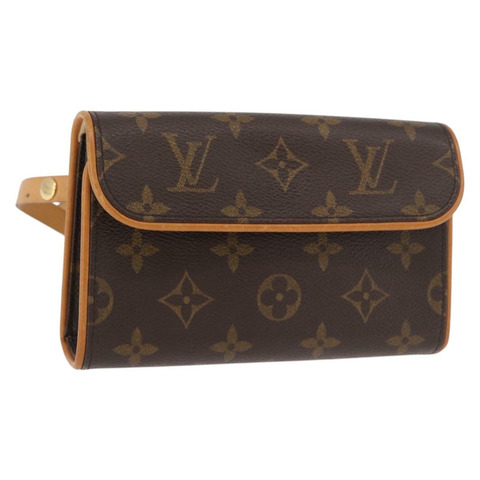 路易威登 Monogram Pochette Florentine 腰包 M51855 LV Auth 186107V