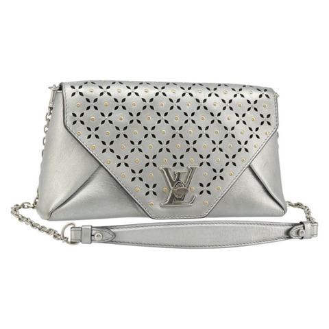 路易威登 LV Love Note 銀色皮革單背包 M54872 LV 正品 186225M