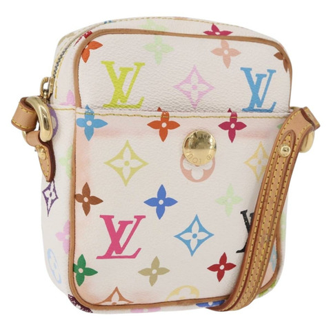 路易威登 Monogram Multicolor Lift 肩背包 白色 M40055 LV 正品 187196A