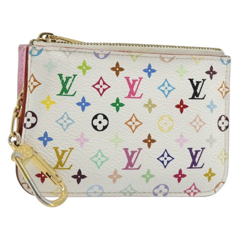 路易威登 Monogram Multicolor Pochette Cles NM 手袋 M93734 LV Auth 185867A