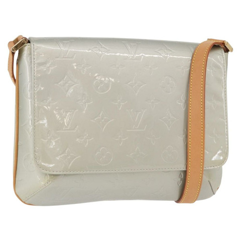 路易威登 Monogram Vernis Thompson Street Bag Gris M91008 LV Auth 188483V