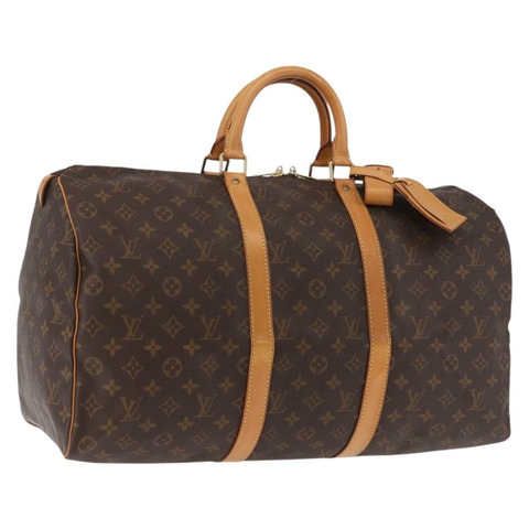 路易威登 Monogram Keepall 50 波士頓包 M41426 LV Auth 189277A
