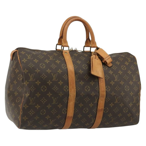 路易威登 Monogram Keepall 45 波士頓包 M41428 LV Auth 187867A