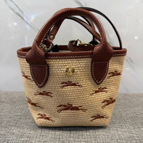 Longchamp 迷你編織兩用包