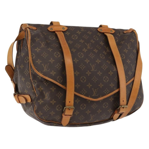 路易威登 Monogram Saumur 43 肩背包 M42252 LV Auth 189607