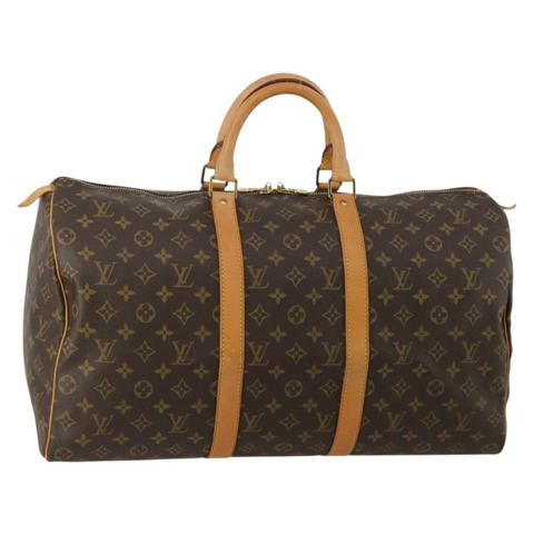 路易威登 Monogram Keepall 50 波士頓包 M41426 LV Auth 189624A