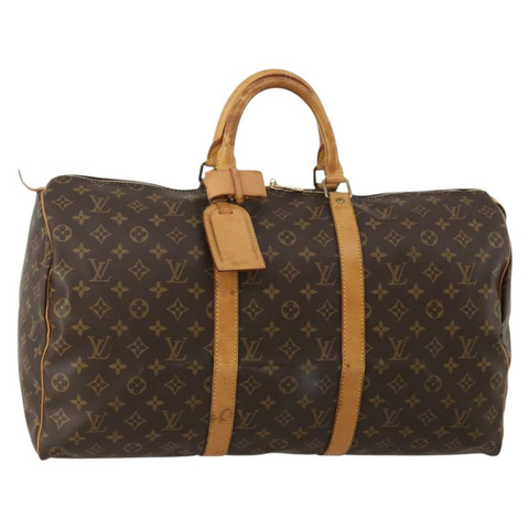 路易威登 Monogram Keepall 50 波士頓包 M41426 LV Auth BA13665A