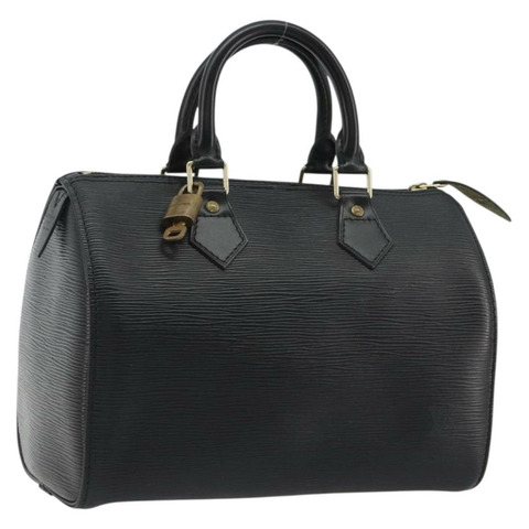 路易威登 Epi Speedy 25 手提包 黑色 M59042 LV 正品 190404SAV