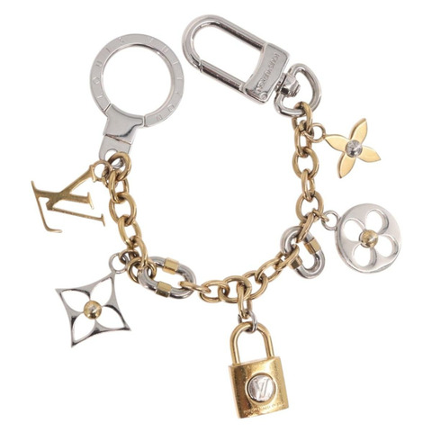 路易威登 (LOUIS VUITTON) 鏈條 LV 鎖頭包飾 金屬金色 M00538 LV 正品 190446M