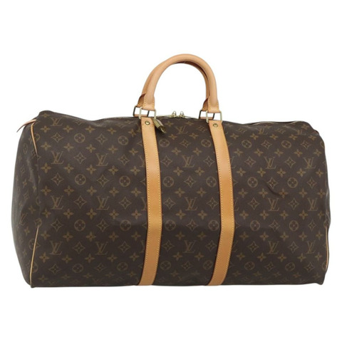 路易威登 Monogram Keepall 55 波士頓包 M41424 LV Auth 190647A