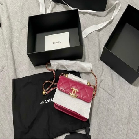 Chanel 雙金球 mini bag