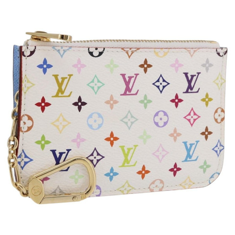 路易威登 Monogram Multicolor Pochette Cles NM 手袋 M93733 LV Auth 192020V