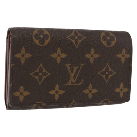 路易威登 Monogram Porte Monnaie Billets Tresor 錢包 M61730 正品 am12054V